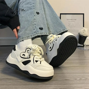 Women’s Shoes Autumn And Winter New Original Thick Soled Small White American Trend Casual